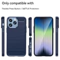 Miniatyrbillede 3 af 4: SKALO iPhone 14 Pro Armor Carbon Stødsikker TPU-cover