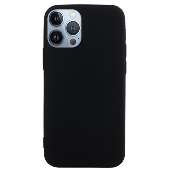 SKALO iPhone 14 Pro Ultratynd TPU-skal Sort