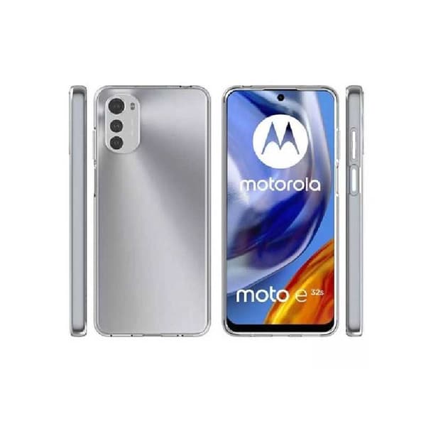 Motorola Moto E32s stødabsorberende silikonetui Simple