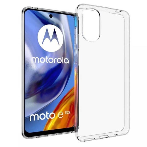Motorola Moto E32s stødabsorberende silikonetui Simple