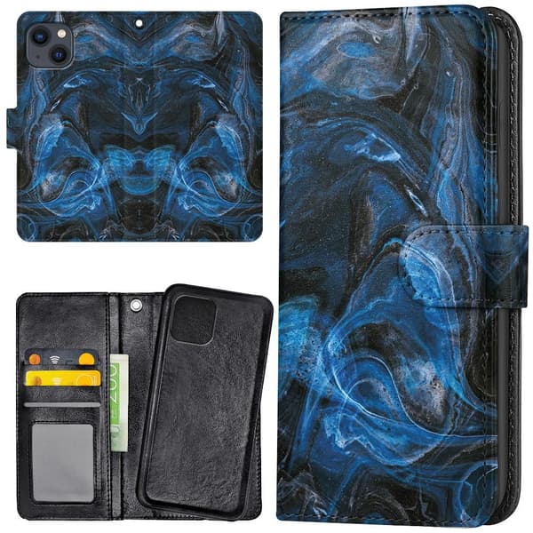 iPhone 14 Plus - Lommebok Deksel Marmor
