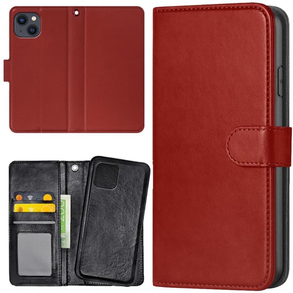iPhone 14 Plus - Mobilcover/Etui Cover Mørkrød