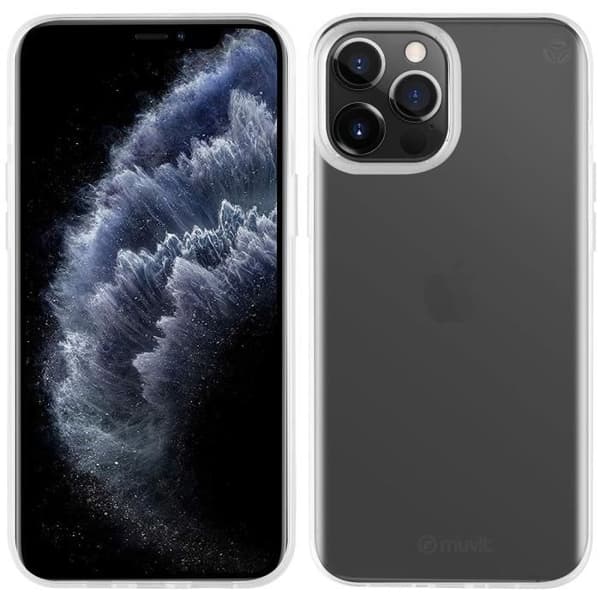 MUVITCHAN Recycletek Clear Soft Case för Iphone 12 Pro max