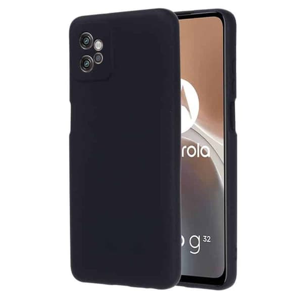 Liquid silikon skal Motorola Moto G32 - Svart