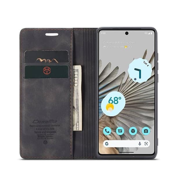 CaseMe Smart Magnet Flipdeksel Google Pixel 7 Pro - Sort