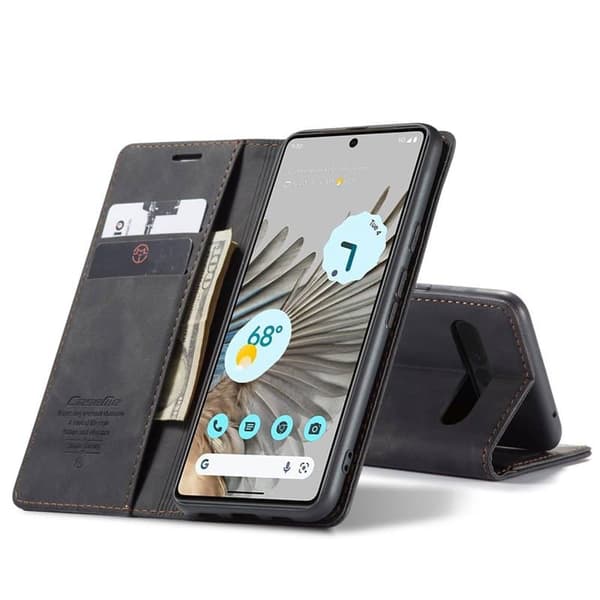 CaseMe Smart Magnet Flipdeksel Google Pixel 7 Pro - Sort