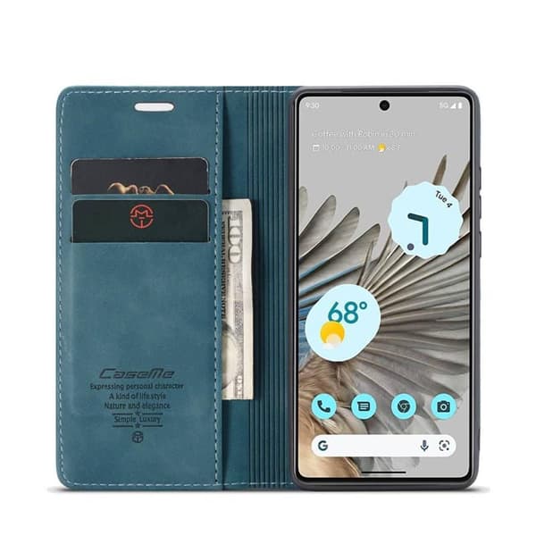 CaseMe Smart Magnet FlipCase Google Pixel 7 Pro - Sininen
