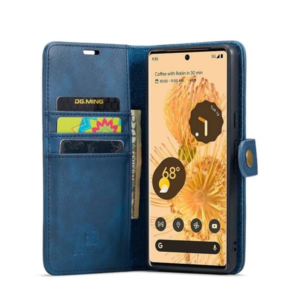 Wallet DG-Ming 2i1 Google Pixel 7 Pro - Blå