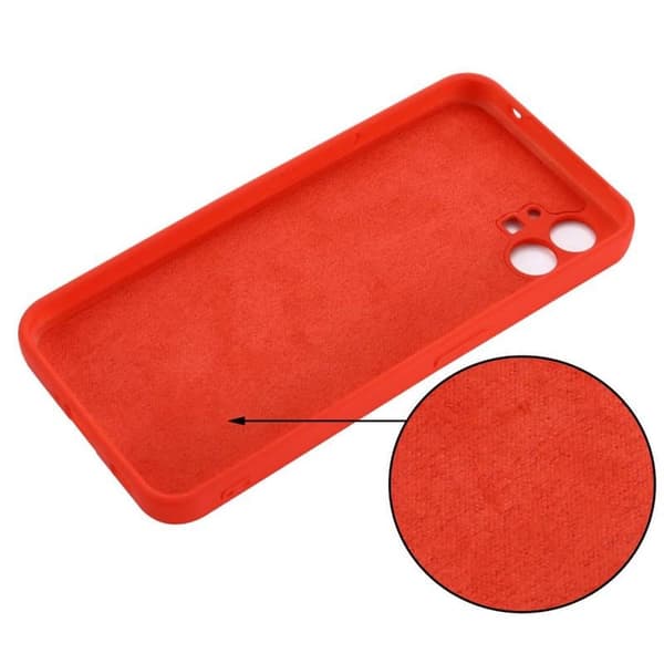 Liquid silikon skal Nothing Phone (1) - China Red