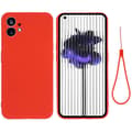 Miniatyrbild 2 av 4: Liquid silikon skal Nothing Phone (1) - China Red