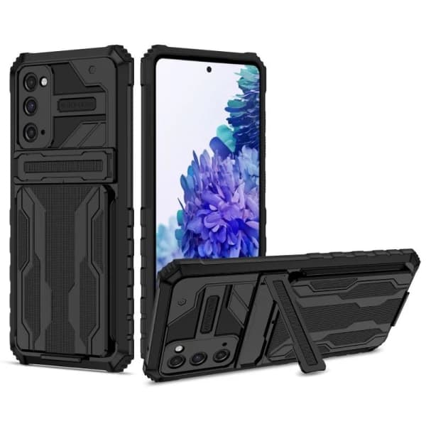Samsung Galaxy S21 5G- Armor Skal med 2 kreditkortshållare