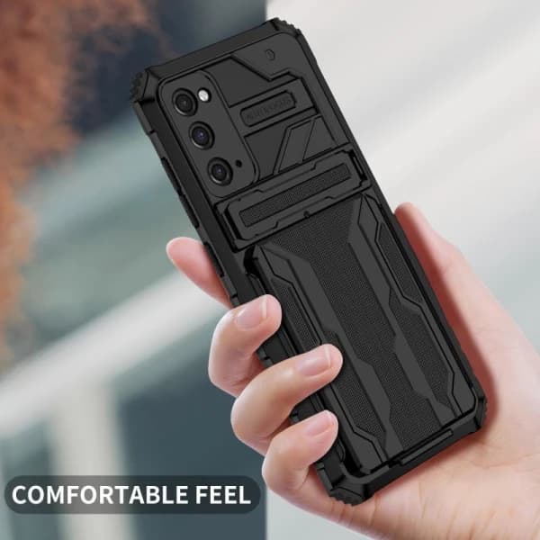 Samsung Galaxy S21 5G- Armor Skal med 2 kreditkortshållare