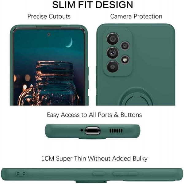 Samsung A52 / A52s iskunkestävä kotelo CamShield-renkaan pidikkeellä