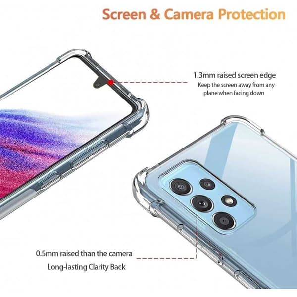 Samsung A23 5G stødabsorberende silikonetui Shockr