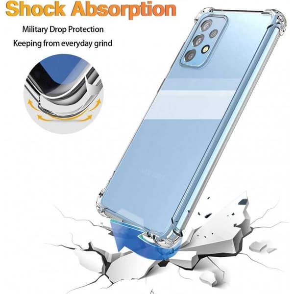 Samsung A23 5G stødabsorberende silikonetui Shockr