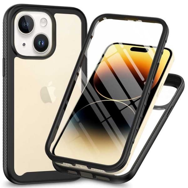 iPhone 14 Plus Heltäckande Premium 3D Skal 3in1 ThreeSixty