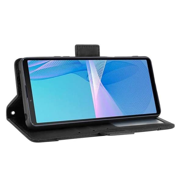 Xperia 5 IV pung etui PU læder 6-LOMMES Winston V3