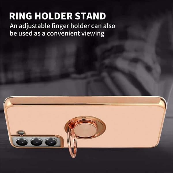 Samsung S22 Elegant & stødsikkert cover med ringholder fejlfri