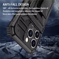 Miniatyrbillede 3 af 11: Iphone 14 -Multitasking Armor Etui med kortslot og tilbage klip