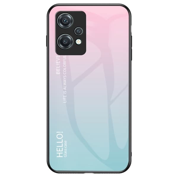 OnePlus Nord CE 2 Lite 5G Shockproof Protective Skal - Gradient Pink Blue