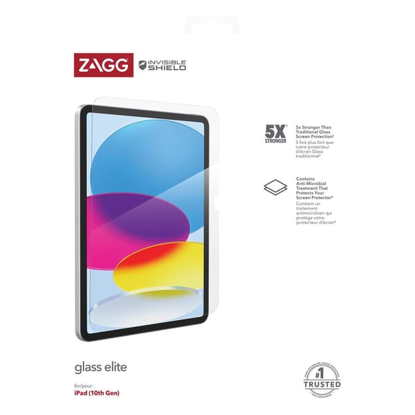 ZAGG InvisibleShield iPad 10.9 (gen 10)/iPad 11 (A16) Skärmskydd Glass Elite