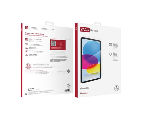 ZAGG InvisibleShield iPad 10.9 (gen 10)/iPad 11 (A16) Skärmskydd Glass Elite