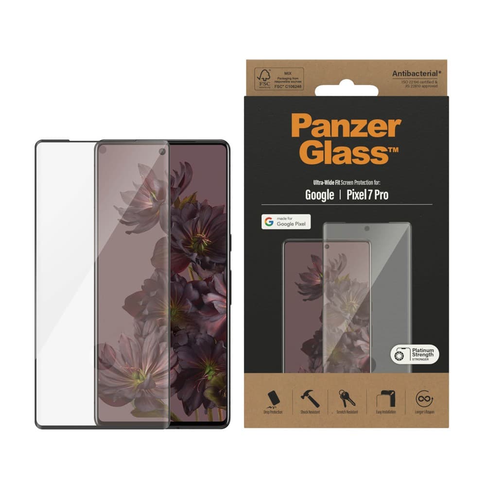 PanzerGlass Google Pixel 7 Pro Skärmskydd Ultra-Wide Fit