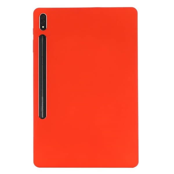 Liquid silikon skal Samsung Galaxy Tab S7 Plus (2020) - China Red