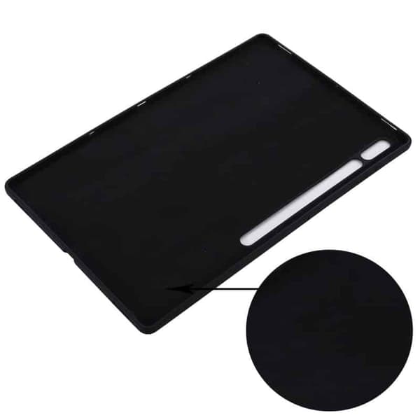 Liquid silikon skal Samsung Galaxy Tab S8 Ultra 14.6 - Svart