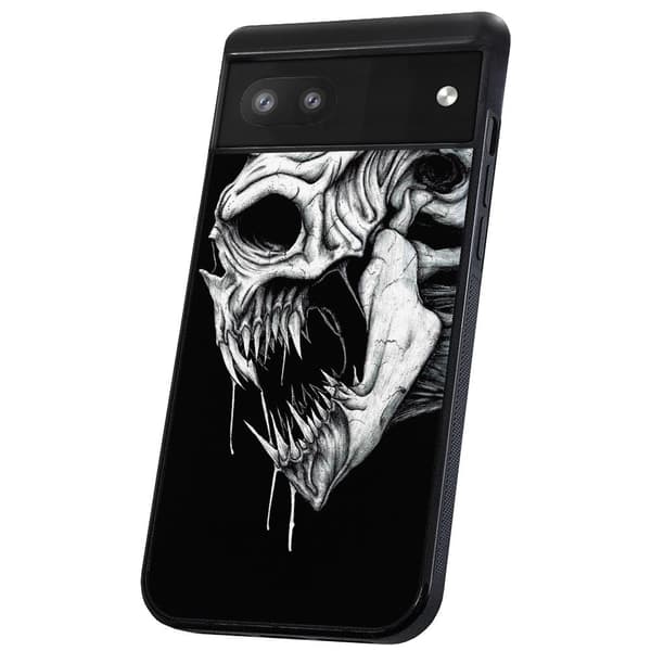 Google Pixel 6A - Deksel/Mobildeksel Dødningehode Monster