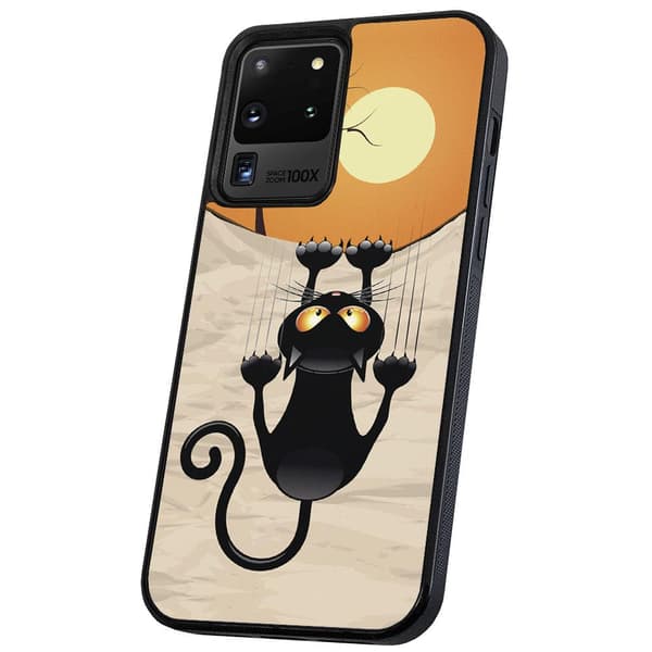 Samsung Galaxy S20 Ultra - Kuoret/Suojakuori Raapiva Kissa