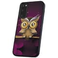 Miniatyrbillede 1 af 2: Samsung Galaxy S20 Plus - Cover/Mobilcover Lysbrun Ugle