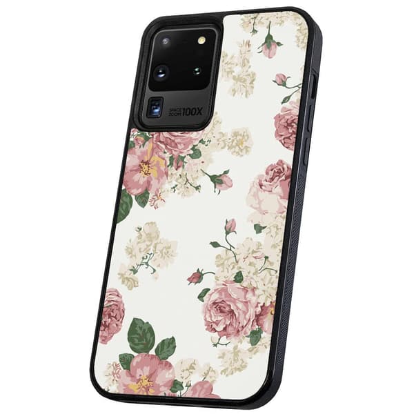 Samsung Galaxy S20 Ultra - Kuoret/Suojakuori Retro Kukat