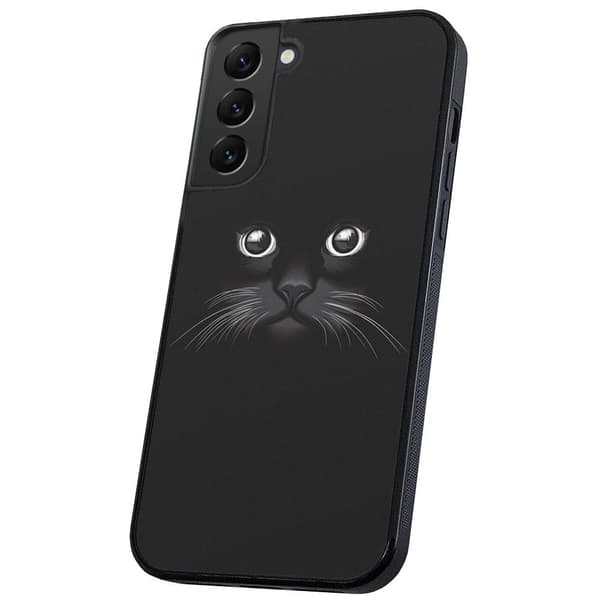 Samsung Galaxy S21 Plus - Kuoret/Suojakuori Musta Kissa
