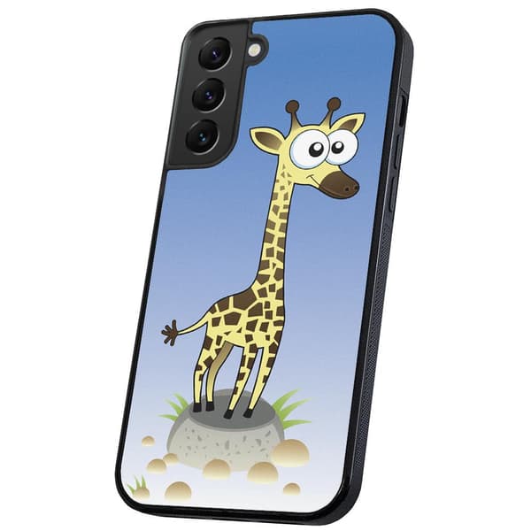 Samsung Galaxy S21 Plus - Deksel/Mobildeksel Tegnet Giraff