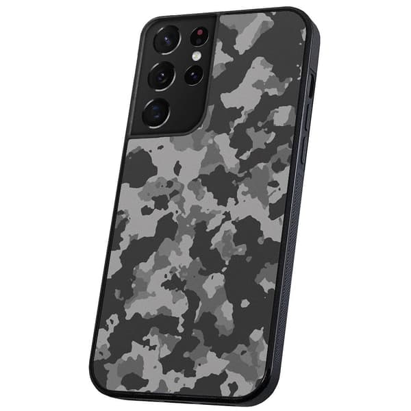 Samsung Galaxy S21 Ultra - Cover/Mobilcover Kamouflage