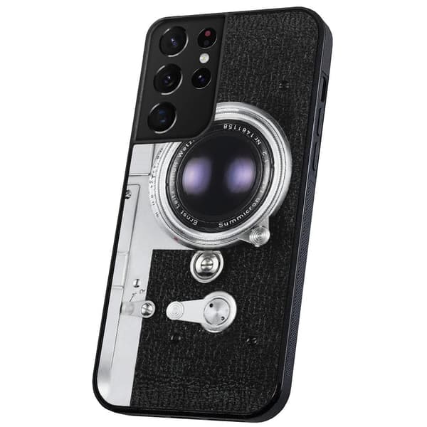 Samsung Galaxy S21 Ultra - Cover/Mobilcover Retro Kamera