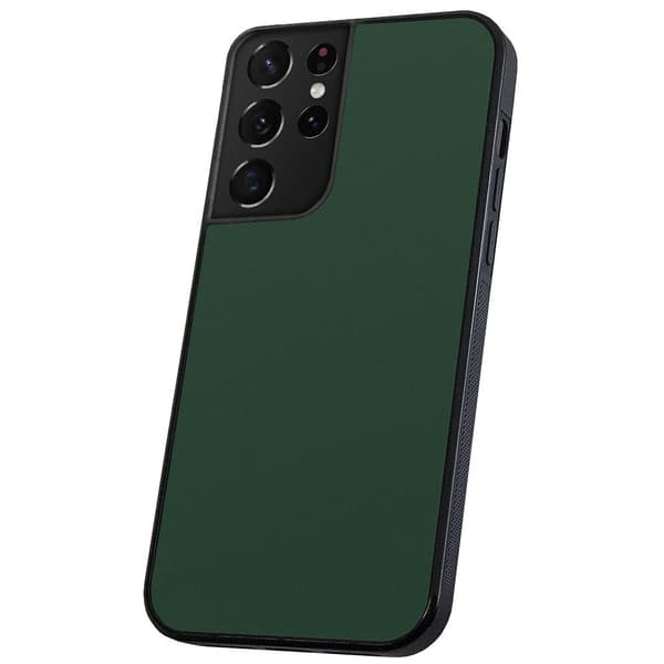 Samsung Galaxy S21 Ultra - Skal/Mobilskal Mörkgrön