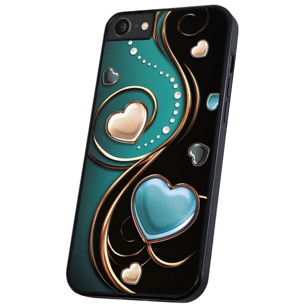 iPhone 6/7/8/SE - Cover/Mobilcover Hjerter
