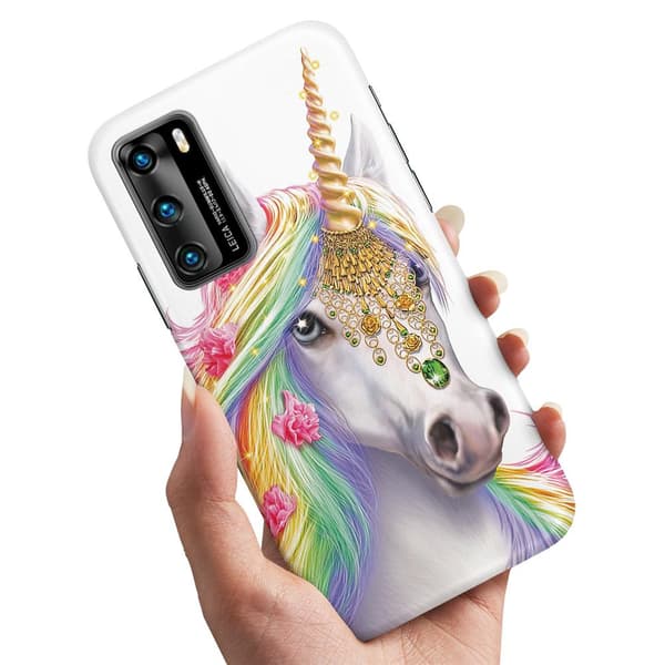 Huawei P40 - Kuoret/Suojakuori Unicorn/Yksisarvinen