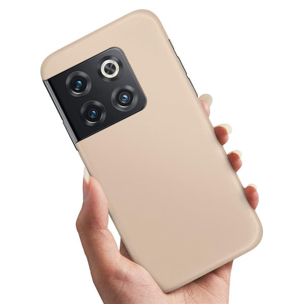 OnePlus 10T - Cover/Mobilcover Beige