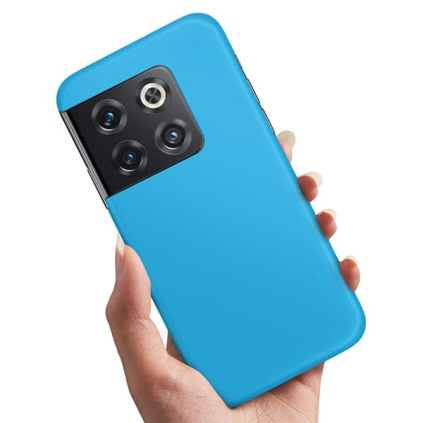 OnePlus 10T - Cover/Mobilcover Lysblå