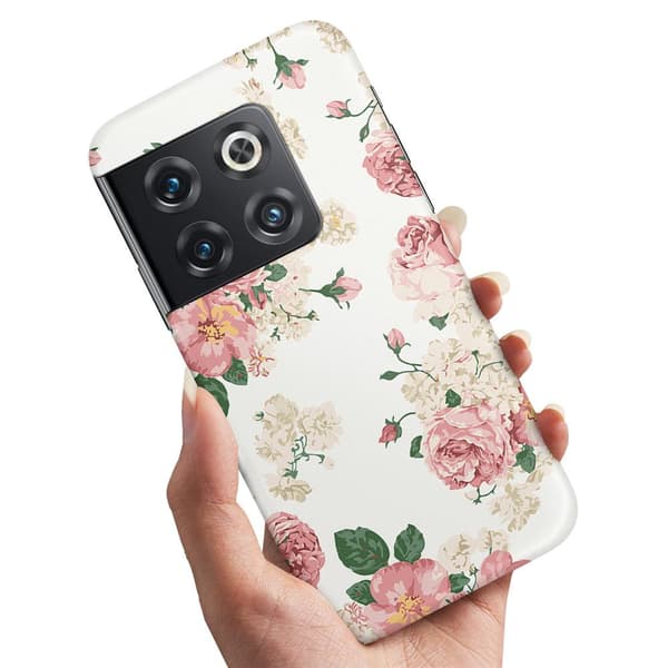 OnePlus 10T - Skal/Mobilskal Retro Blommor