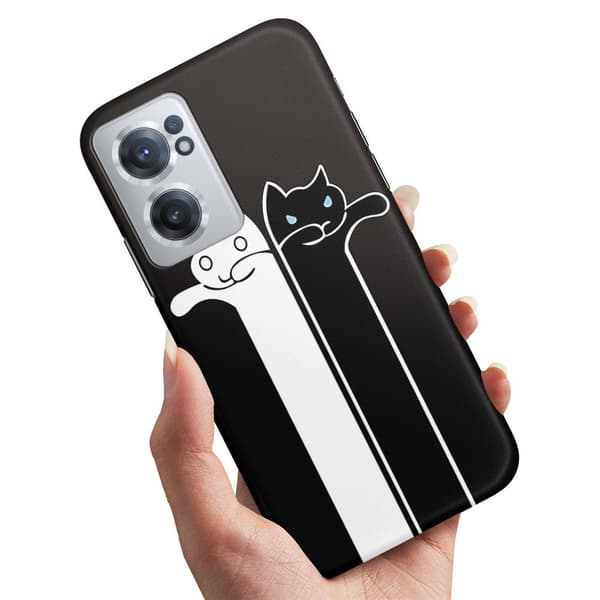 OnePlus Nord CE 2 5G - Kuoret/Suojakuori Pitkänomaiset Kissat
