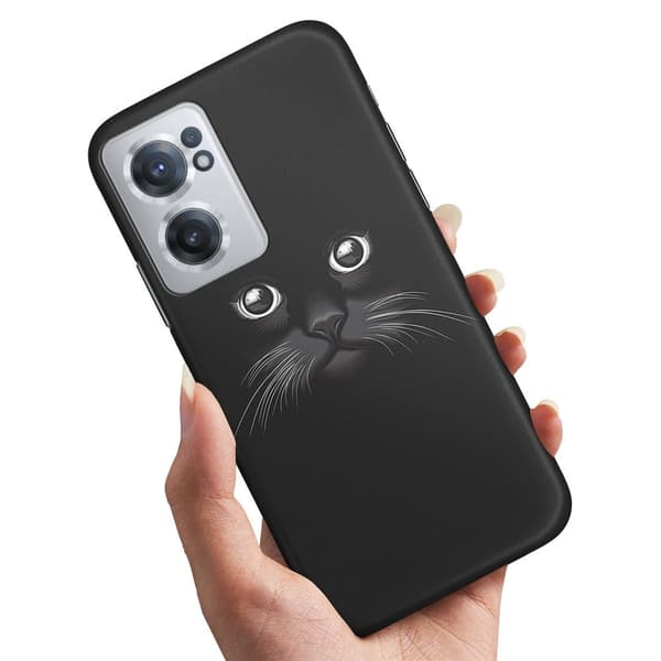 OnePlus Nord CE 2 5G - Deksel/Mobildeksel Svart Katt