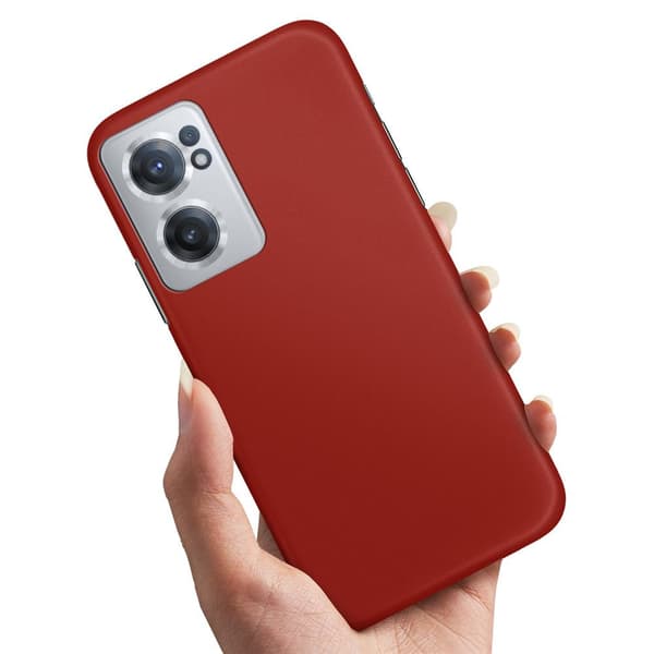 OnePlus Nord CE 2 5G - Cover/Mobilcover Mørkrød