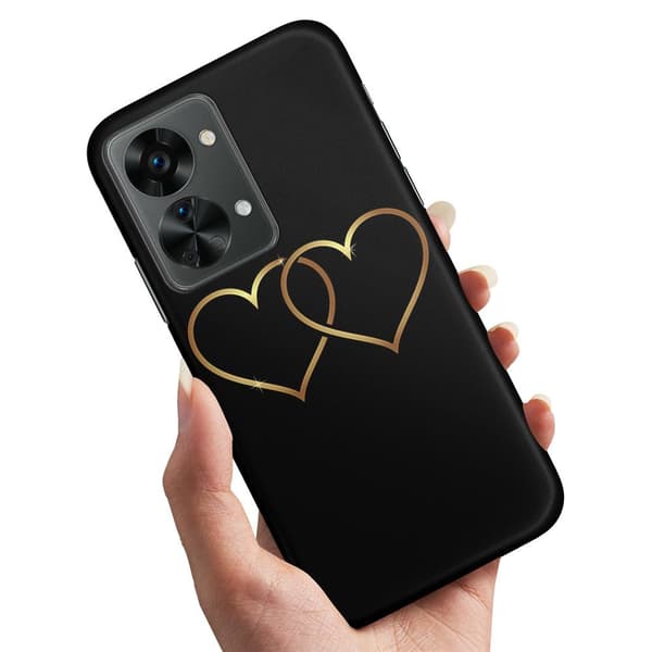 OnePlus Nord 2T - Kuoret/Suojakuori Double Hearts