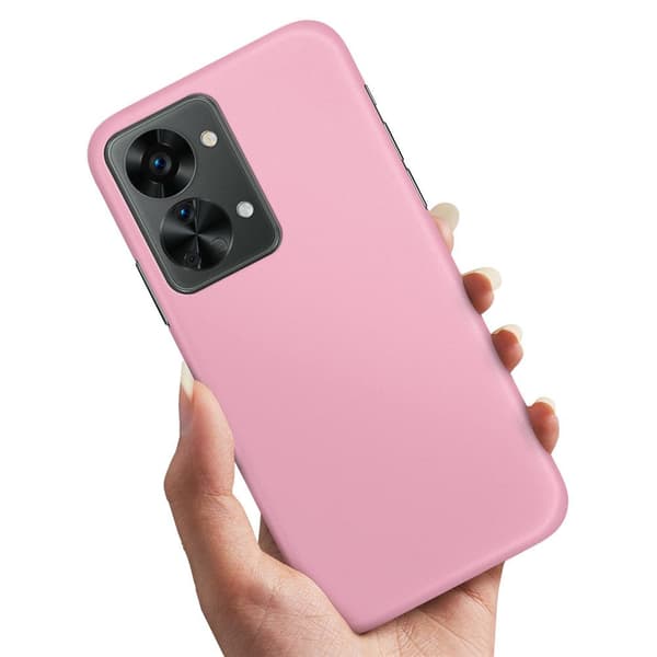 OnePlus Nord 2T - Cover/Mobilcover Lysrosa
