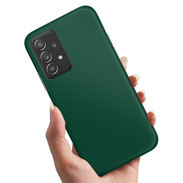 Samsung Galaxy A13 4G - Deksel/Mobildeksel Mørkegrønn