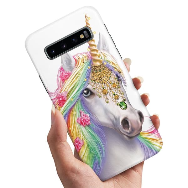 Samsung Galaxy S10 - Kuoret/Suojakuori Unicorn/Yksisarvinen